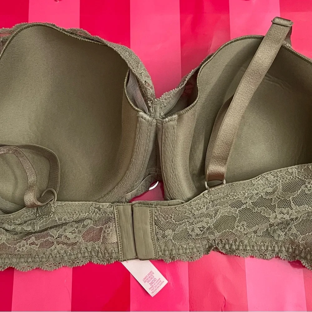 Victoria's Secret Sage Lace Lined Demi Bra